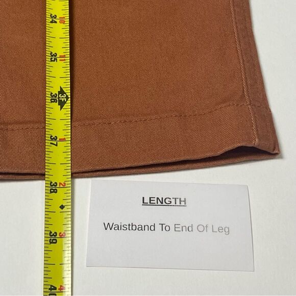 NWT A New Day Stretch Elastizado Slim High Rise Rust Colored Pants Women Size 12 - Picture 15 of 15